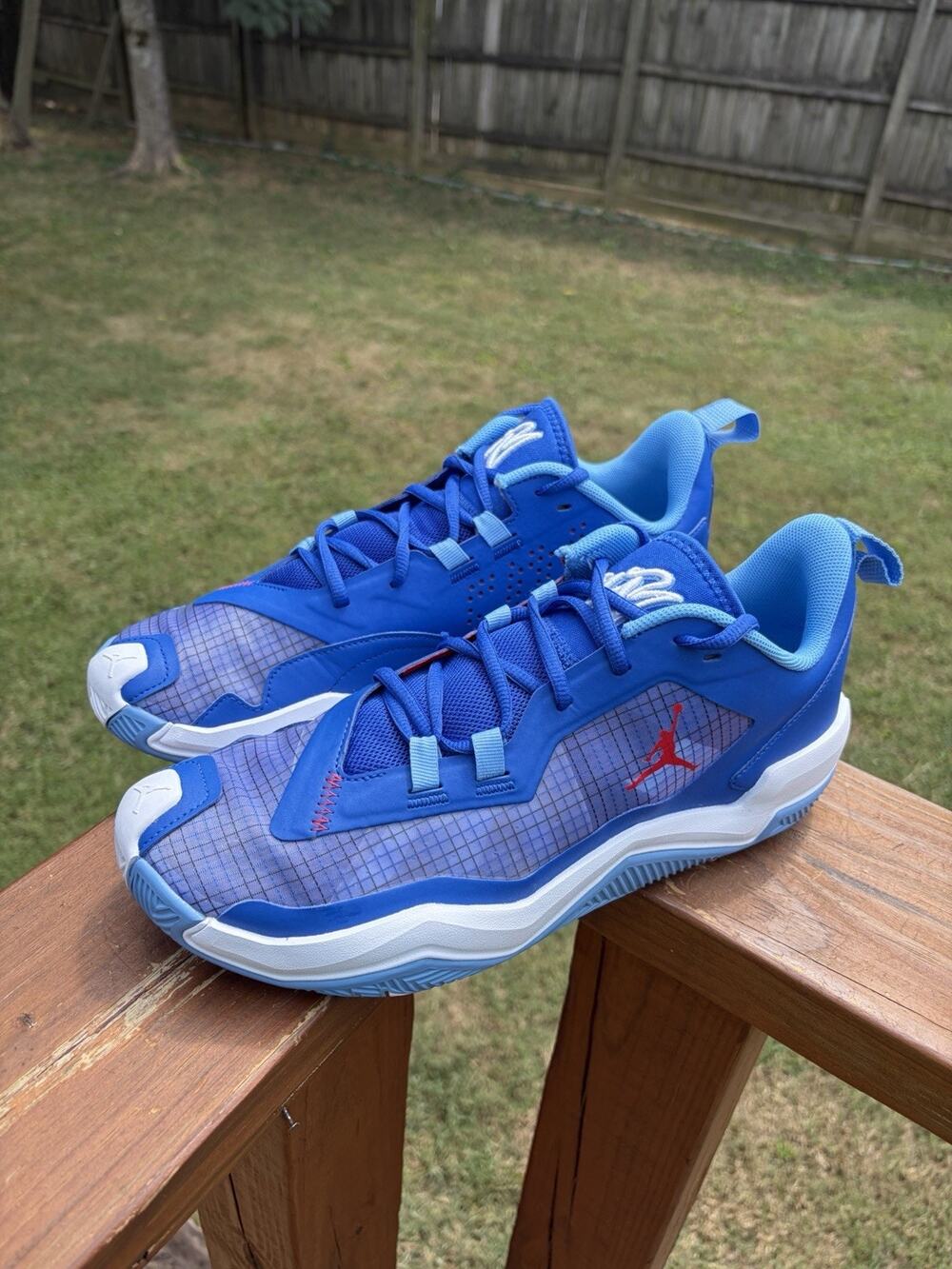 Nike Air Jordan One Take 4 Mens Size 11.5 Basketball Shoes Blue WORN ONCE